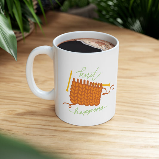 Knit Happens | Ceramic Mug 11oz