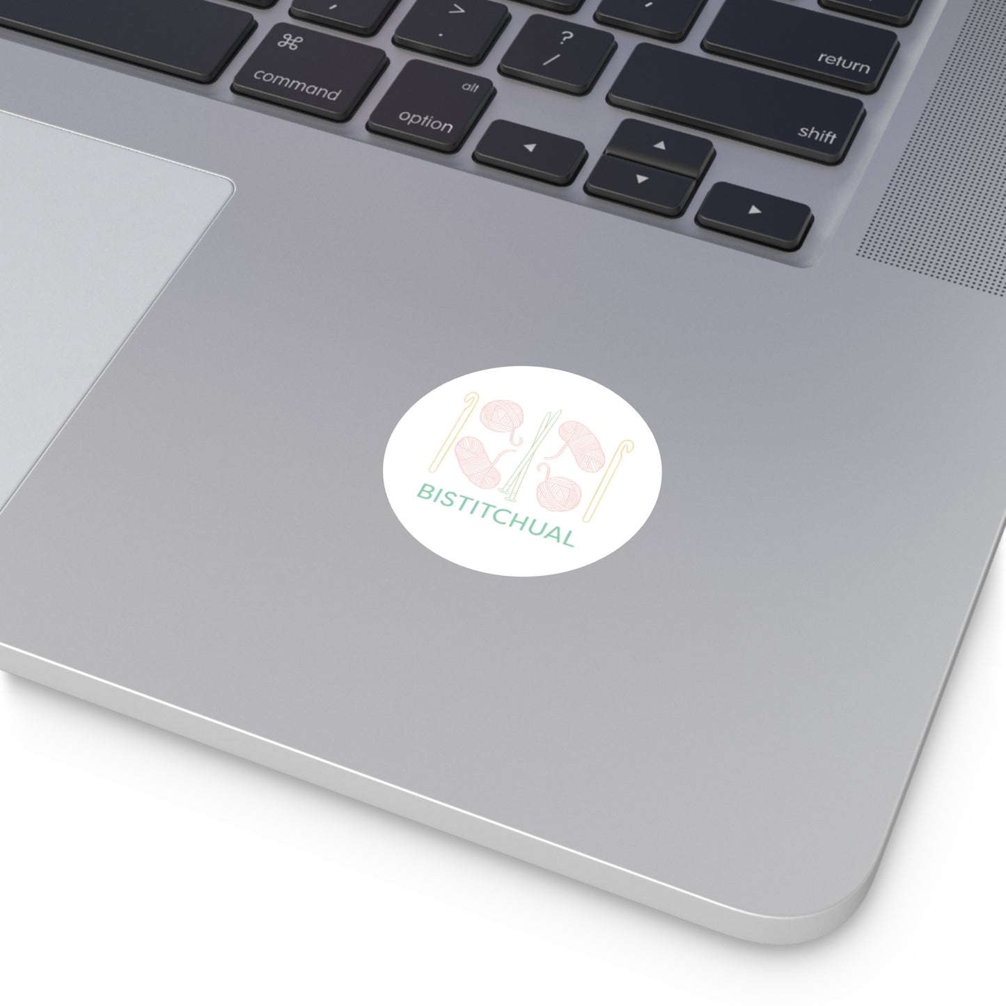 Bistitchual | Round Vinyl Stickers