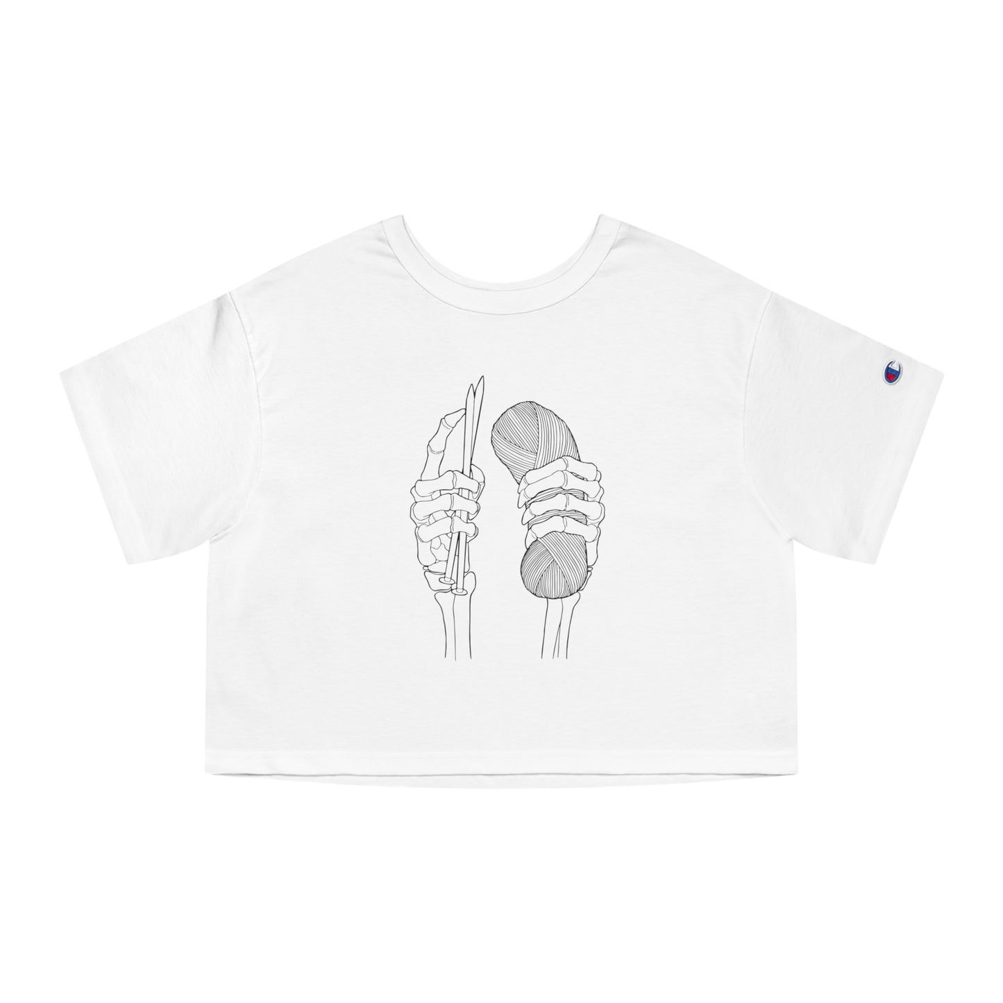 Knit Hands | Champion Women's Heritage Cropped T-Shirt