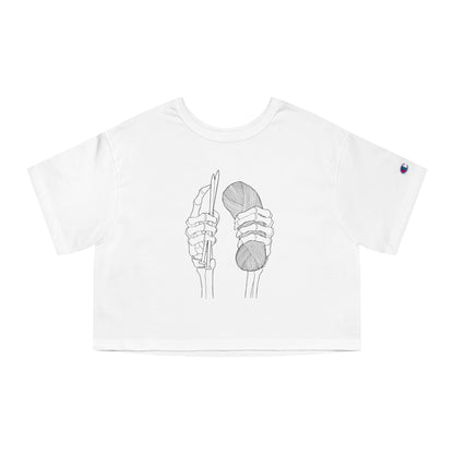 Knit Hands | Champion Women's Heritage Cropped T-Shirt