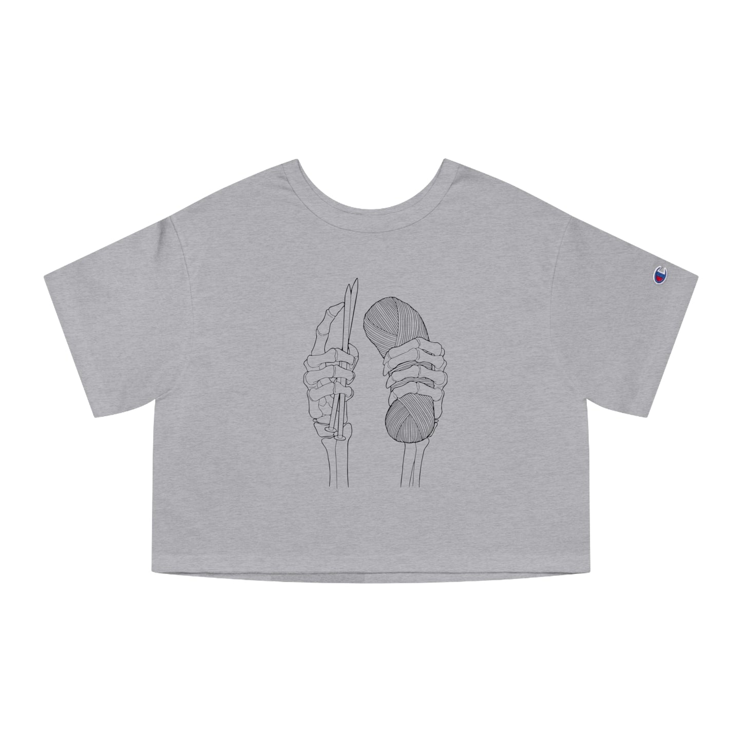 Knit Hands | Champion Women's Heritage Cropped T-Shirt