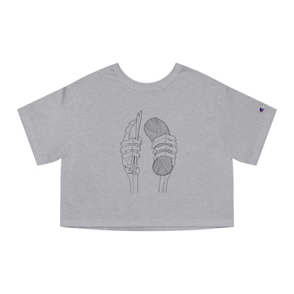 Knit Hands | Champion Women's Heritage Cropped T-Shirt