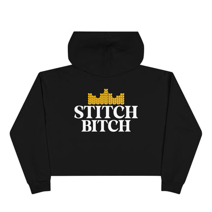 Stitch Bitch | Crop Hoodie