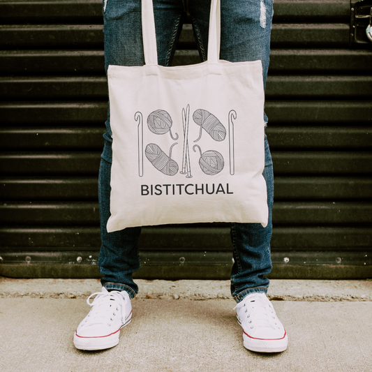 Bistitchual | Natural Tote Bag