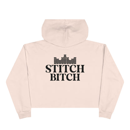 Stitch Bitch | Crop Hoodie