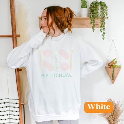 Bistitchual | Unisex Garment-Dyed Sweatshirt