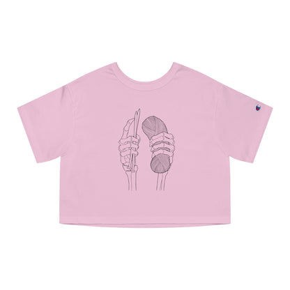 Knit Hands | Champion Women's Heritage Cropped T-Shirt