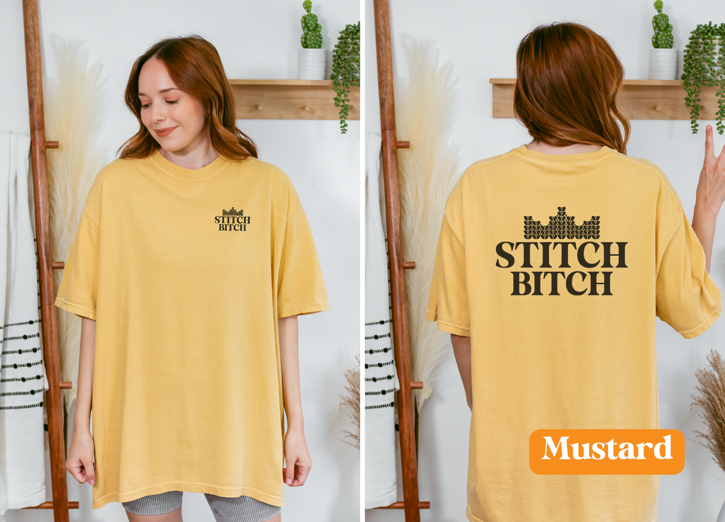 Stitch Bitch | Unisex Garment-Dyed T-shirt